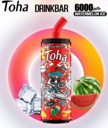 Customizable Toha 6000 Puffs Vape Disposable