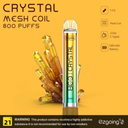 Ezgoing Pens Ezgoing Crystal About 600 Puffs Hits Vape Puffs