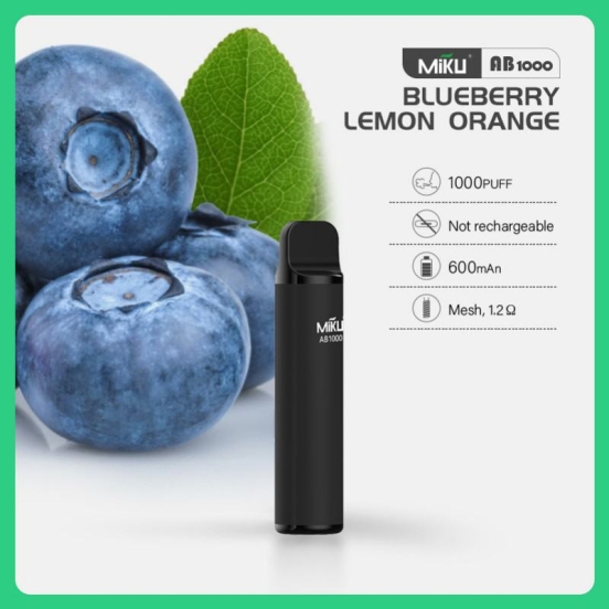 2024 Best Selling Miku Wholesale Disposable Vapes Miku Ab100-002 1000 Puffs