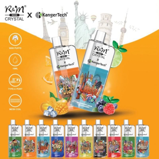Bulk Pricing zbood R&m Crystal 9000 12000 Puffs Disposable Vape Bulk Price