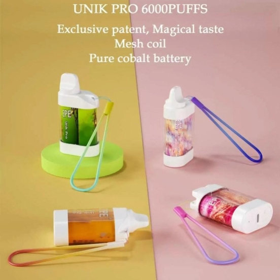 Best Vape Pen Wholesale Disposable Vape EPE Epe Unik Pro 6000 6000puffsmeshcoil Puffs