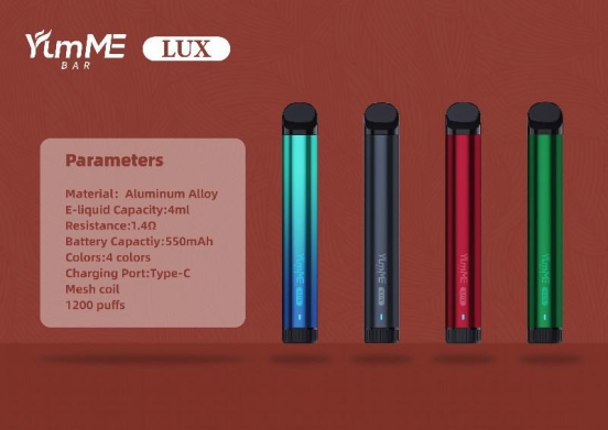  Puff Yumme Lux Pod Disposable E-cigarette