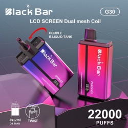 Black & Support Customization G30 22000 Puffs Disposable E-cigarette
