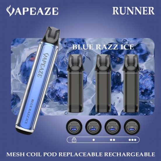 Disposable AZE & Support Customization Vape Runner 1000 Puffs Bars Wholesale