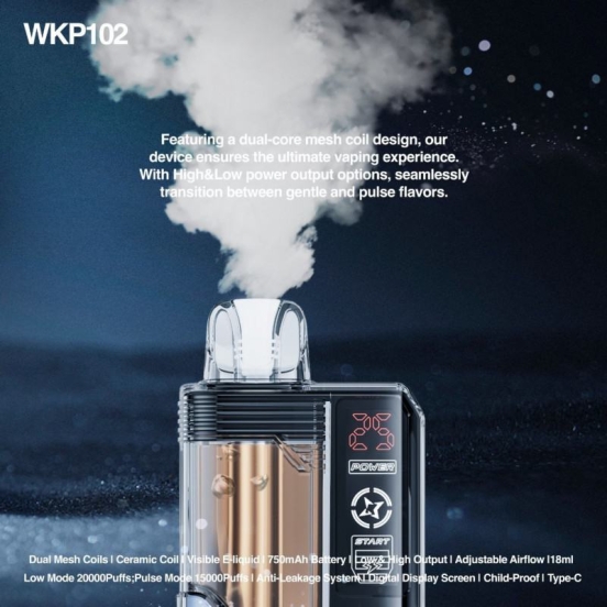 Premium fango Wkp102 15000-20000 Puffs Disposable Vape