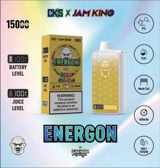 Jam King & CKS Jam King Cks 15000 8000 Puffs Vape