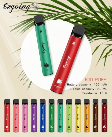 Disposable Vape Pen Ezgoing Ezgoing 600 About 600 Puffs Wholesale