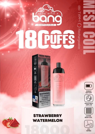 Puff Vapme Bang Crown 18000 23000 Puffs Disposable E-cigarette