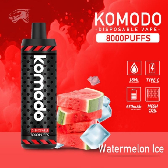 komodo Pen Vape Komodo Dtl 8000 Puffs