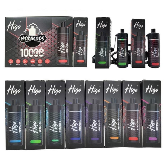 Customizable Geek Higo Heracles 10000 Startigertigercuptornado Puffs Vape Rechargeable