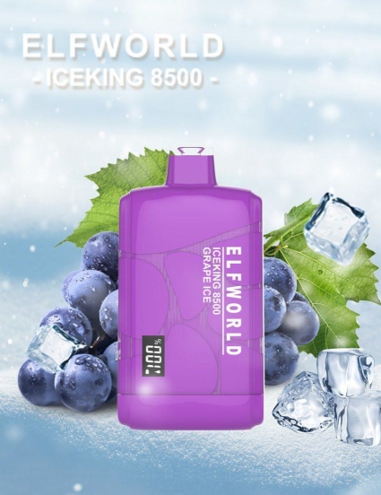 Disposable Vape Pens Elfworld Ice King 8500 Puffs Wholesale