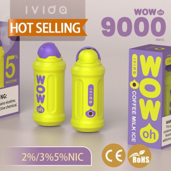 Competitive Pricing Disposable Vape IVIDA/OEM Wow 9000 Puffs Brands
