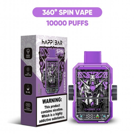 Bulk Price BANANATIMES/Custom Pens Happ Spin - Germany 10000 Puffs Hits Vape Puffs