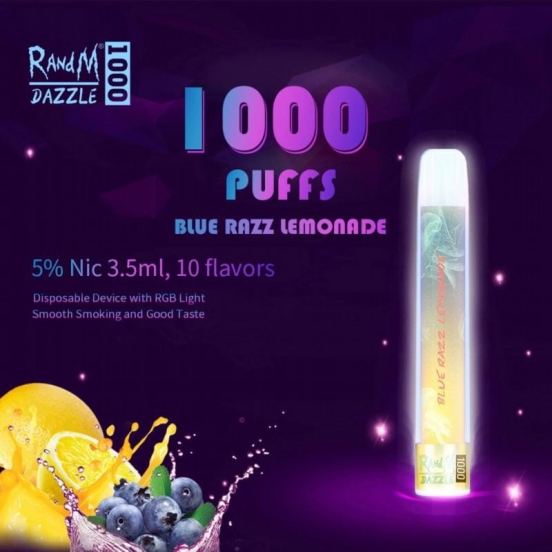 Best Vape Randm Dazzle 10000 Puffs Vape Rechargeable