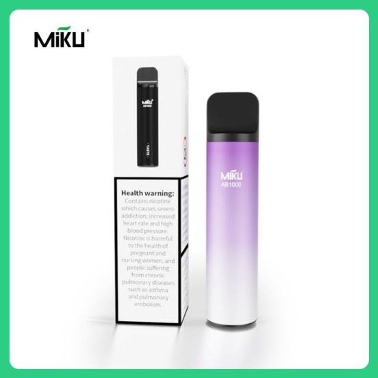 Disposable Miku Vape Ab2212 1000 Puffs Wholesale
