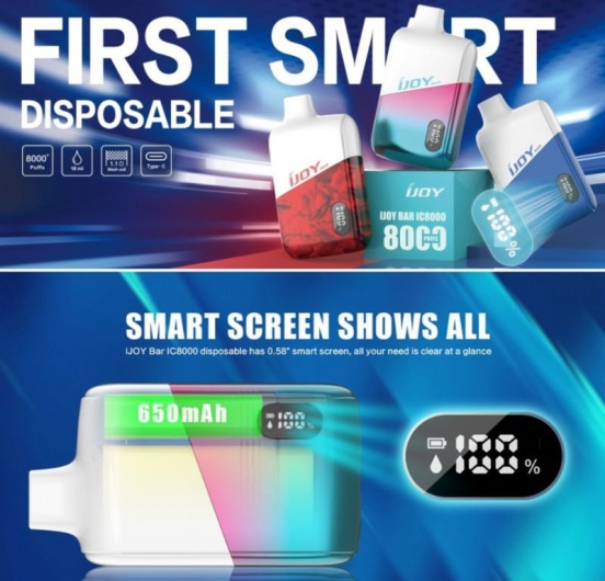 Wide Flavor Selection Disposable Big Hit Vape Flie Ijoy Ic8000