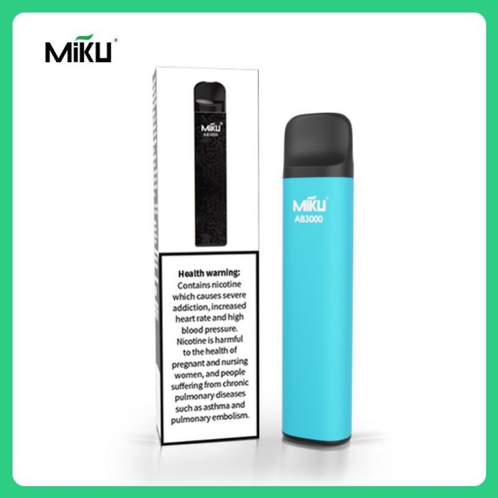 Disposable Miku Vape Ab314 3000 Puffs Bars Wholesale