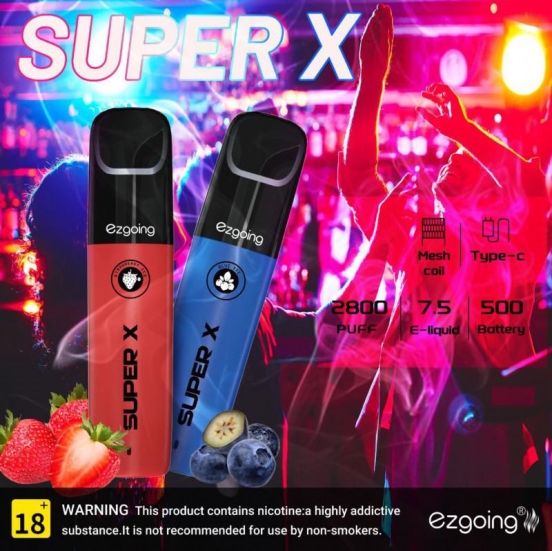 2024's Top Sellers Ezgoing Ezgoing-2800 About 600 Puffs Wholesale Disposable Vape Pens