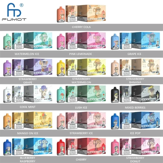 Hot Sale Randm Fumot Bar 12000 Puffs Fumot RandM Digital Box Disposable Vape Nicotine
