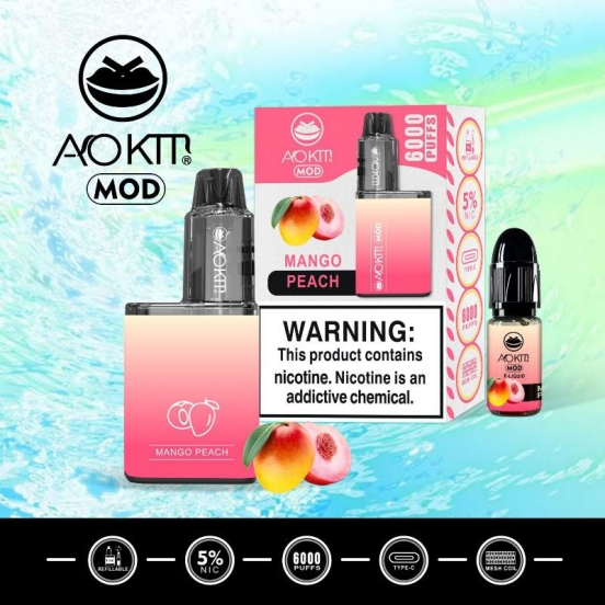 Competitive Pricing Aokit Disposable Vape Wholesale Aokit Mod 6000