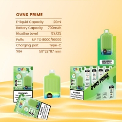 Disposable OVNS Prime 16000 Puffs