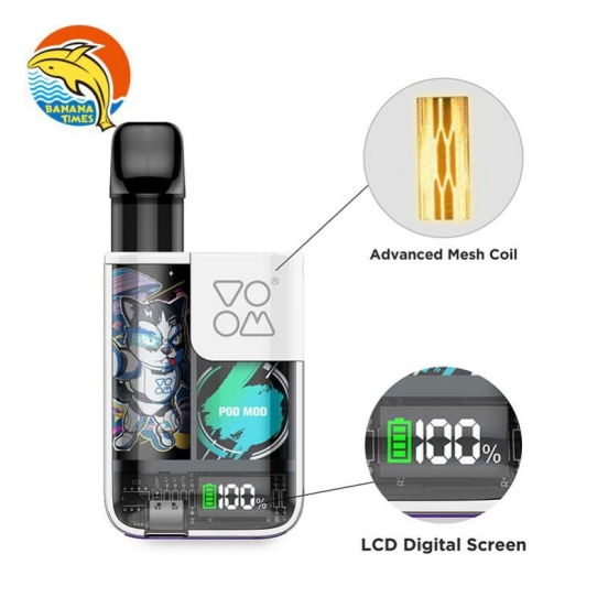 Cheap Pricing BANANATIMES/ Custom Disposable Vape Voom Pod Mod -  Tpd E-cig 3000 Puffs Wholesale