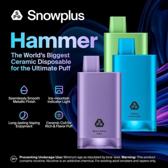 2024's Top Sellers snowplus hammer Snowplus Hammer Wholesale Price Disposable Vape