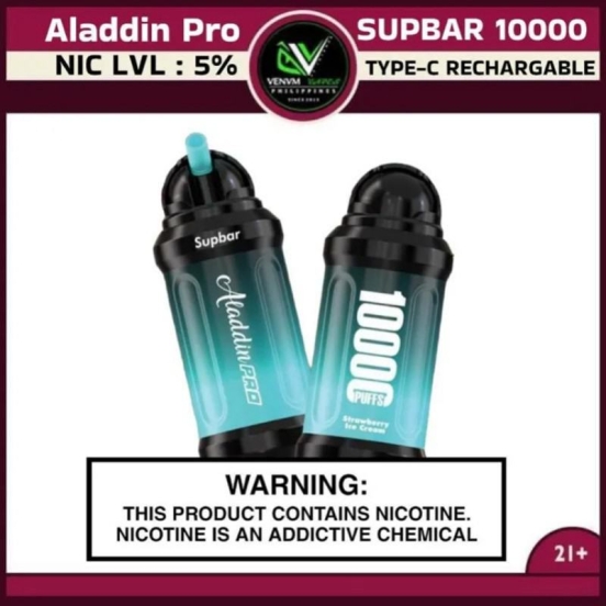 Authentic Sup Aladdin 10000 Puffs Pens