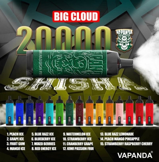 Vapanda Puff Vapanda 20000 Puffs Disposable E-cigarette