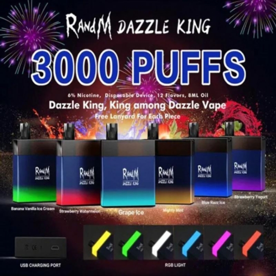  Randm Dazzle King 3000 Disposable Vape Pod