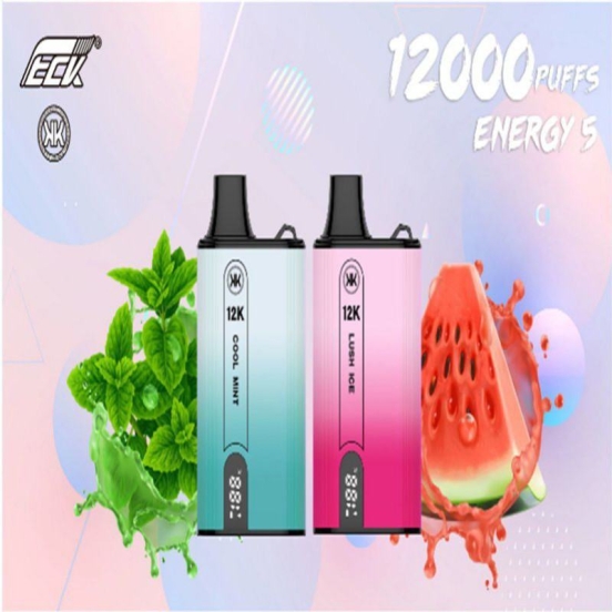 2024 Best Vape Pen Energy Kk 12 Flavors 12000 Puffs Wholesale Price Disposable Vape