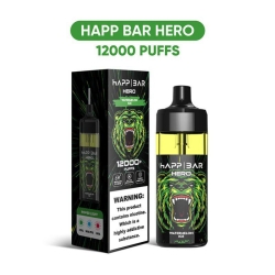 BANANATIMES/ Custom Happ Hero -  E 12000 Puffs Big Hit Disposable Vape