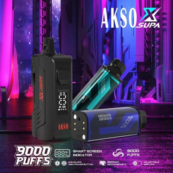 2024's Finest Vaping Vape Pen HCIGAR Akso Supa X 9000 Puffs Wholesale