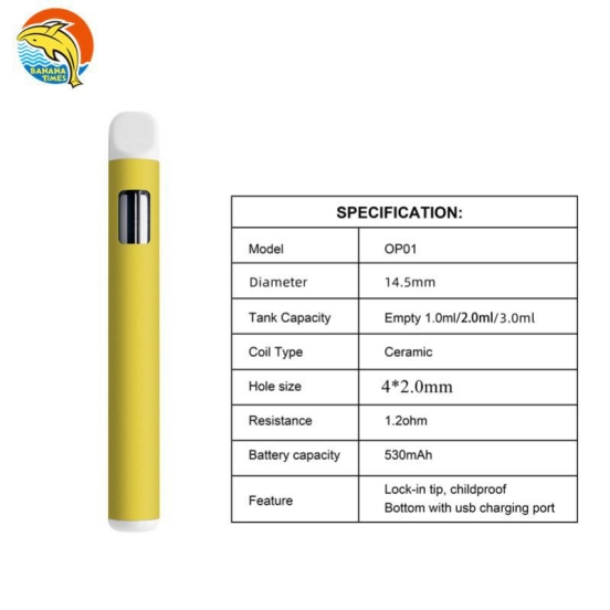 BANANATIMES/Custom Op01 - Empty Disposable Disposable Big Hit Vape