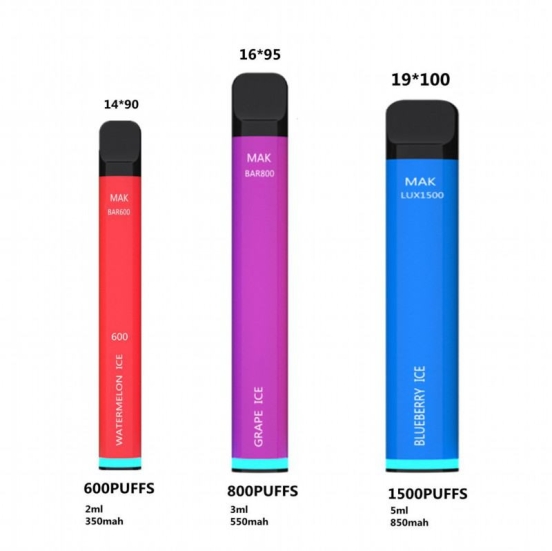 2024 Best Wholesale Disposable MAK 600 Vapes