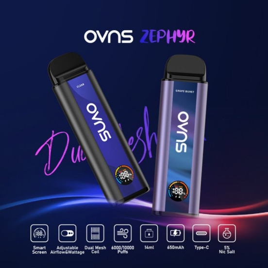 Top Sale OVNS Ovns Zephyr 16000 Puffs Vape All Flavors