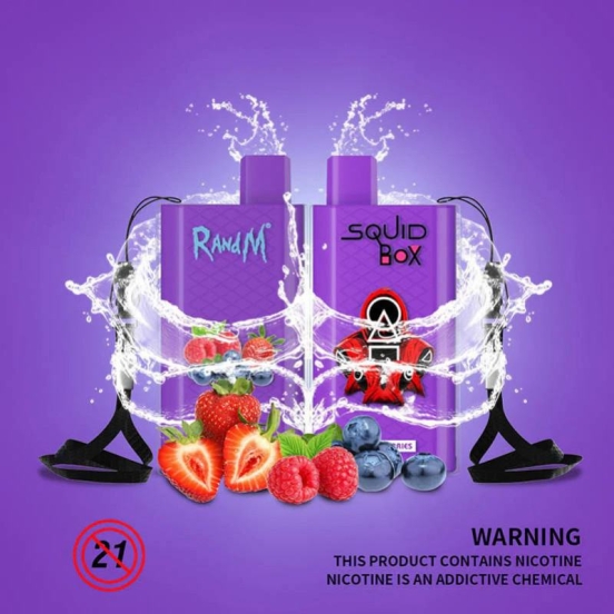 Vape Disposable Wholesale Randm Squid Box 5200 Puffs