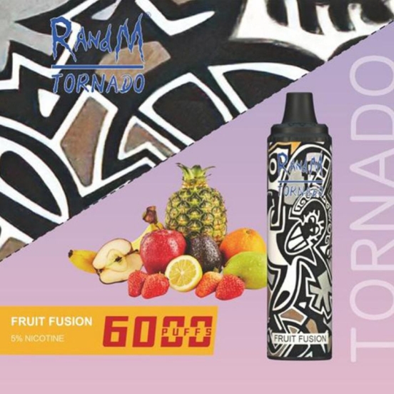 Disposable RandM/OEM/ODM Randm Tornado 6000 Puffs E-cigarette Nicotine