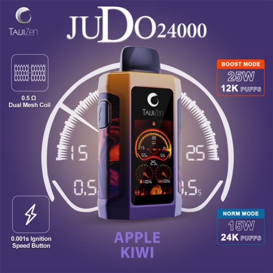 Good Price Disposable Vapes Ijoy Taijizen Hd Tft Version 24000 Puffs Wholesale