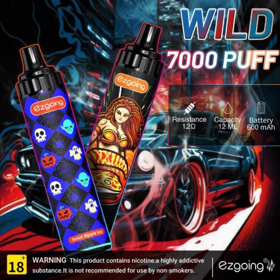 Ezgoing Ezgoing-049 Wild About 7000 Puffs Disposable E-cigarette Puff