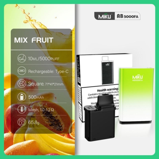 Miku Ab5000fa2217 Disposable E-cigarette Nicotine
