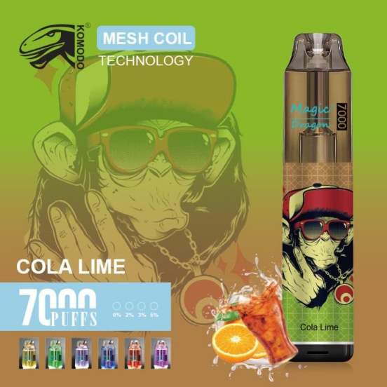 Disposable Big Hit Vape Customized Komodo Magic Dragon 7000 Puffs