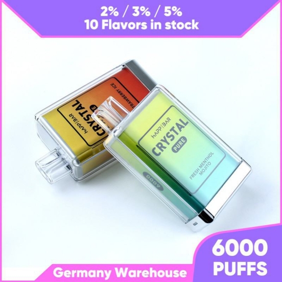 Competitive Pricing HAPP / White Label Happ Crystal Pure Wholesale Disposable Vape