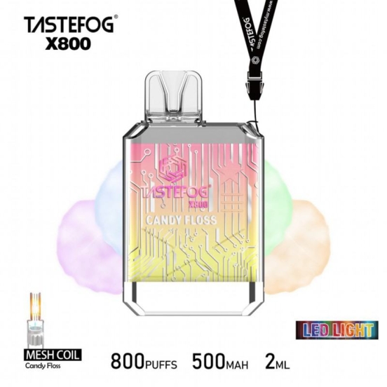Top Sale TASTEFOG/OEM Tastefog X 800 Puffs Electronic Cigarette Puff
