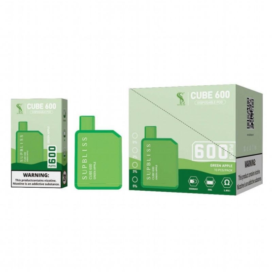Competitive Pricing Randm Supbliss Cube 600 Puffs Vape Wholesale