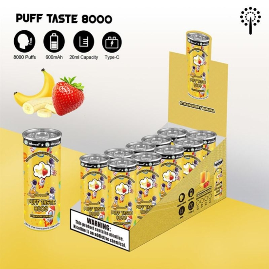 Disposable Iget Vape Zbood Taste 8000 Bar Wholesale