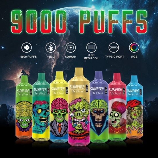 Bulk Pricing Disposable Sunfire S 9000 Puffs Vape Wholesale