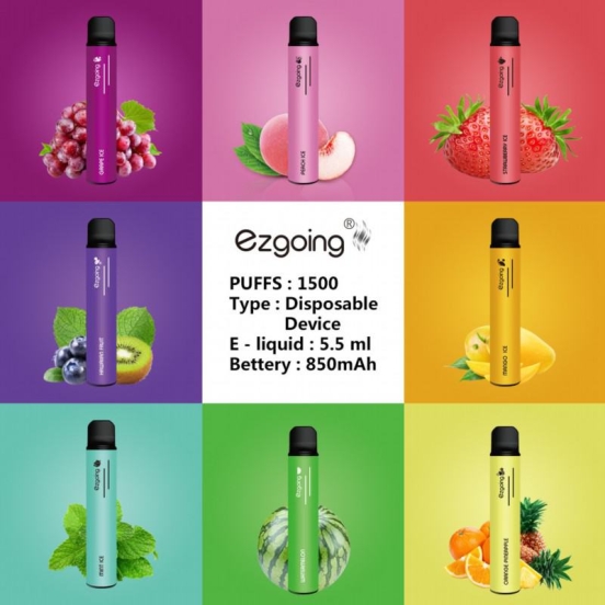 Smooth Hit Disposable Vape Ezgoing Ezgoing-1500 About 1500 Puffs