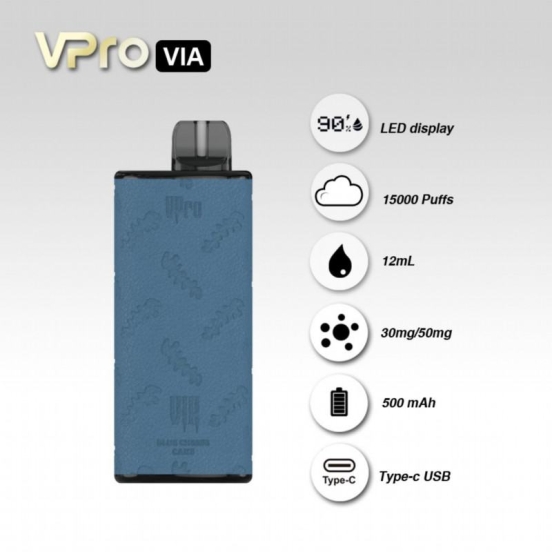 Vape zbood Vpro Via 15000 Wholesale