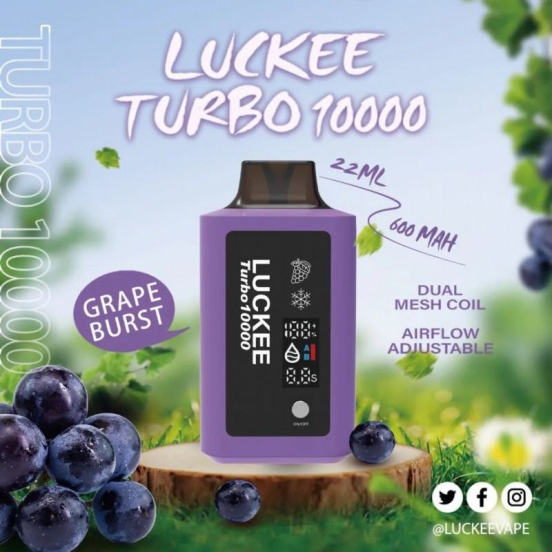 Disposable Luckee Vape Turbo 10000 10000andmore Puffs Wholesale